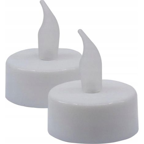 Set di 2 candele tealight a LED, senza fiamma (1/5)