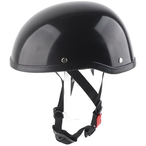 Casque demi-jet de moto vintage, casque rétro robuste pour scooter, casque demi-jet d'été (1/5)