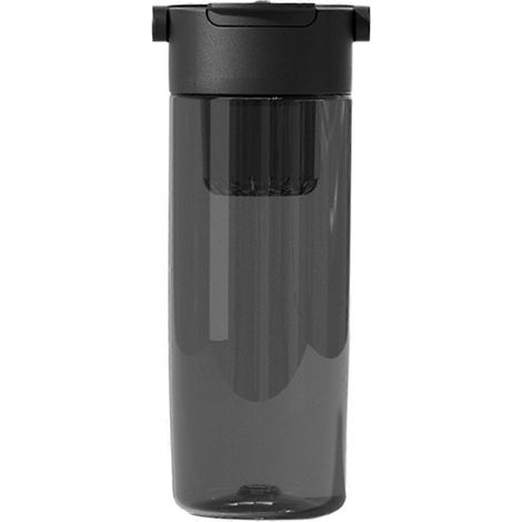 Tasse magnétique simple, tasse de sport d'été, tasse rafraîchissante, séparation du thé et de l'eau, aspect magnétique, noire (1/5)