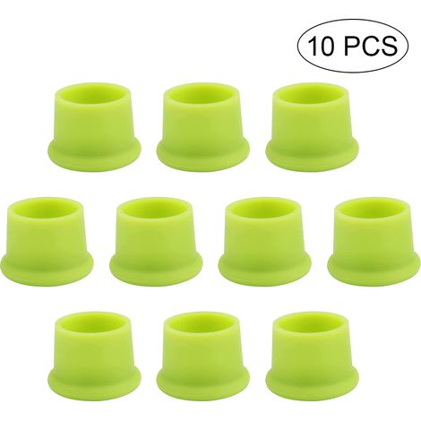 10 Bouchons de Bouteille en Silicone Réutilisables, Obturateurs à Vin pour Conservation Fraîche