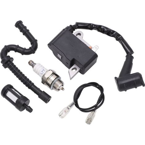 Kit de bobina de encendido para motosierra, bujía con filtro de combustible para Stihl MS270 MS280 1133 400 1350 (1/5)