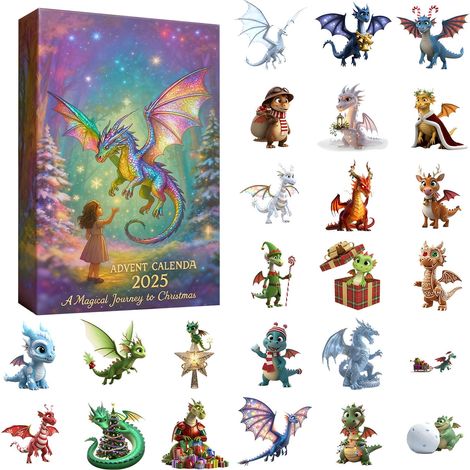 Calendrier De Lavent - Décorations En Acrylique - 24 Compartiments - Pour Adolescents Et Adultes - 1 Pièce (1/5)