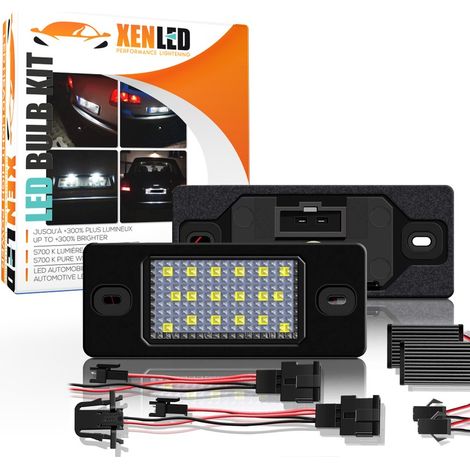 Pack LED plaque arrière VW Touareg / Tiguan, Porsche Cayenne - BLANC 6000K (1/5)
