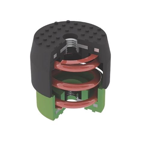 Kit 4 antivibranti telescopici rainbow da 70 a 120 kg (1/2)