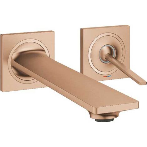 GROHE ALLURE Miscelatore Per Lavabo A 2 Fori TAGLIA M - Oro Rosa Spazzolato (1/5)