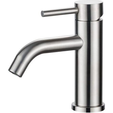 Mitigeur de Lavabo - Robinet de Salle de Bains Monocommande, Robinets de lavabo à Tiroir en Céramique à Faible Bruit, Corps en Acier Ioxydable (1/3)