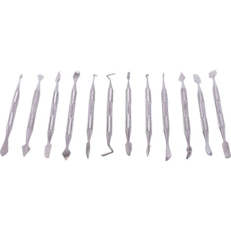 Jeu de 12 spatules - longueur 150 mm. - multirex (1/4)