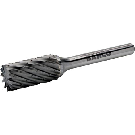 Bahco Hartmetall-Rotorfräser für Stahl, Zylinderform, 70 mm (1/4)