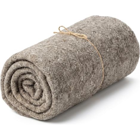 Tapis en feutre en laine de mouton - 50 x 500 cm - Protection (1/5)