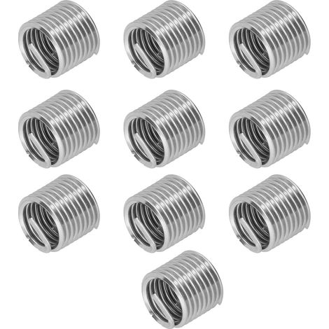 Lot de 10 inserts filetés mâles et femelles réducteurs, outil de réparation, fixation en acier inoxydable M18x2,51,5D (1/5)