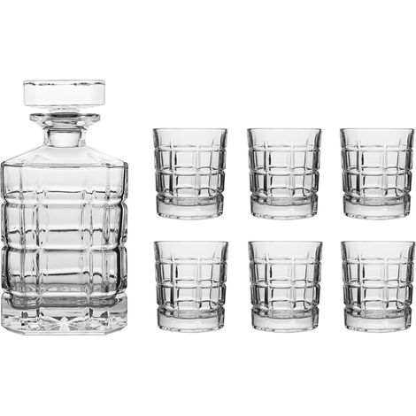 Table Passion - Coffret carafe avec 6 verres Stone (1/4)