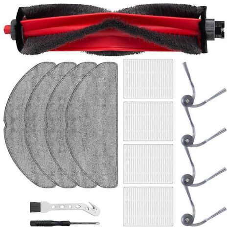 NALOOKAMIC 15 pièces de rechange pour aspirateur Roborock Q7 M5/ Q7 M5+/ Q7 L5 : accessoires, brosse principale, filtre HEPA, lingettes de nettoyage (1/4)