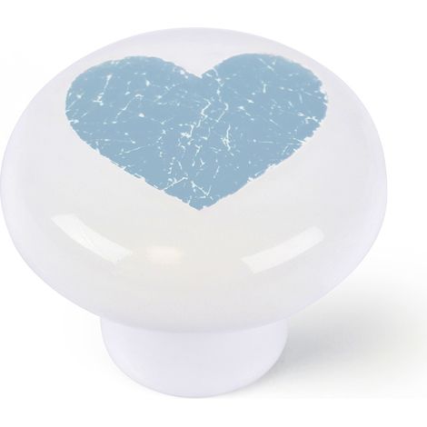 Pomo para Mueble  Estilo Decorativo  Fabricado en Porcelana  Acabado en Azul  Medidas 404031 mm  Sistema de Fijación Atornillado  Incluye Tornillos M4  4 Unidades -