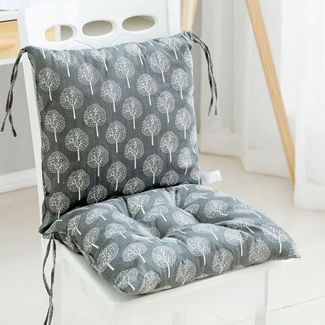 Coussin de chaise à dossier haut pour intérieur/extérieur, coussin de chaise berçante résistant à l'eau avec attaches, coussin (1/4)