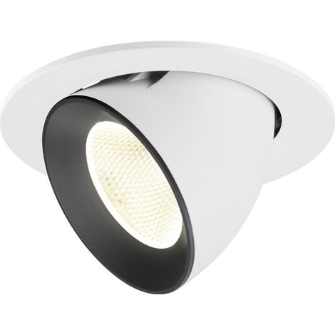 Spot encastré Numinos Gimble L blanc/noir 4000K - 20 deg - 1009748