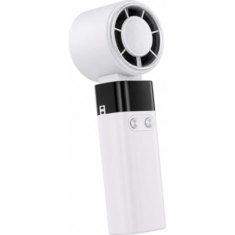 Mini Souffleur d'Air Portable Blanc 100 Niveaux pour se Rafraîchir (1/5)
