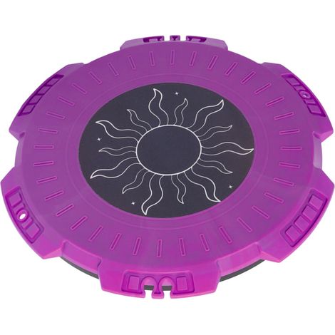 Planche de torsion abdominale multifonctionnelle et silencieuse pour le remodelage corporel et l'entraînement de la taille à domicile ou au bureau (violette) (1/5)