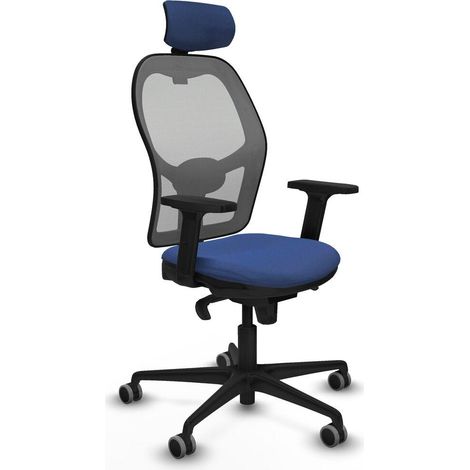Piqueras y Crespo 2D036G2 Chaise de bureau bleu marine (1/3)