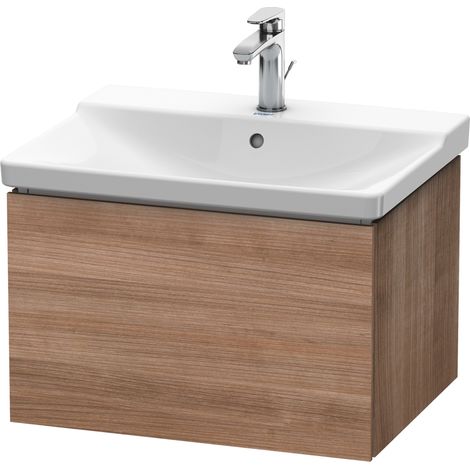Duravit L-Cube Mueble de pared, ancho 620mm, profundidad 481, 1 extraíble, se ajusta a la medida. Artículo 233265, color: Cerezo del Tesino - LC614407373 (1/4)