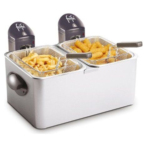 Doppelfritteuse 2x4,5l 2x3200w edelstahl - Frifri - FI.1998 (1/5)