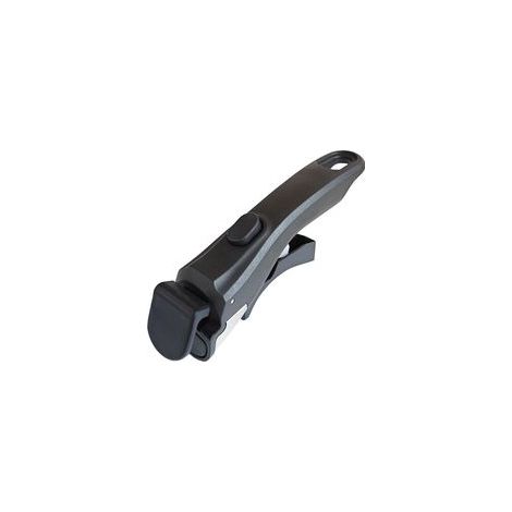 Poignée amovible (noire), poignée amovible pour batterie de cuisine, poignée universelle pour casserole, pince de rechange, durable et résistante à la chaleur. (1/3)