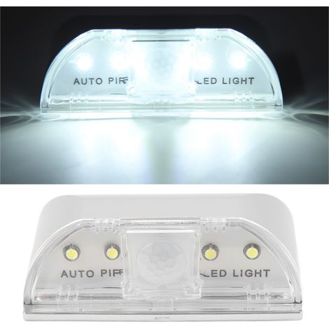 LED porte trou de serrure lumière à piles PIR détecteur de mouvement lampe de nuit pour toilettes placards cuisine couloirs escaliers