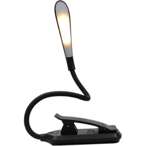 Toddmomy Lampe de Lecture LED USB Rechargeable Pince Flexible en (1/5)