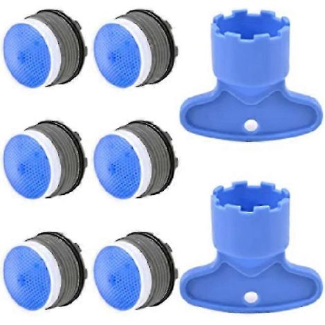 8-teiliges Set Strahlregler für Wasserhähne, umweltfreundlicher Strahlregler mit Ausbauschlüssel-21.5MM
