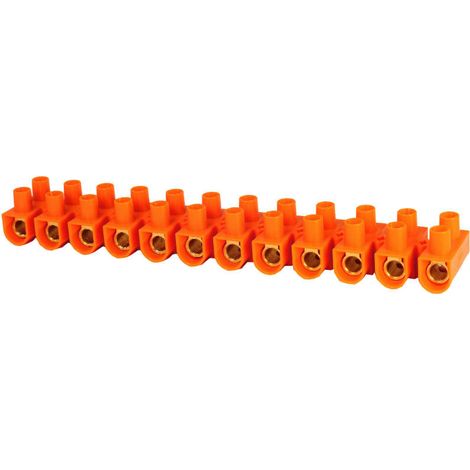Barre De Connexion À Vis 12 Voies - Orange - 25 Mm - Accessoire - 12-fachig (1/2)