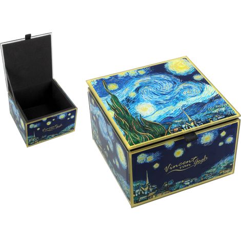 Carmani, Schmuckkästchen aus Glas – VAN Gogh/Sternennacht (1/5)