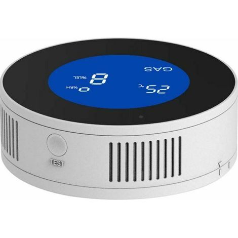 RHG Détecteur de gaz Wifi fuite maison gaz combustible détecteur naturel testeur de fuite GPL renifleur avec écran LCD application d'alarme sonore notification push application de contrle à distance (1/4)