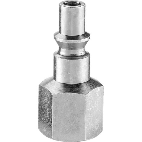 Embout pour raccords rapides pneumatiques PREVOST, Filetage vers Femelle G 3/8 Femelle 3/8pouces ARO 210 en Acier ( Prix pour Sachet de 2 )