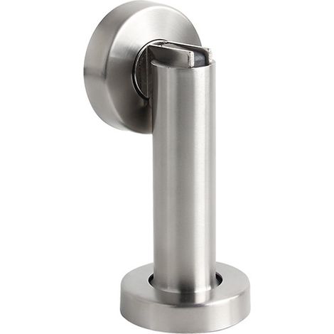 Butoir De Porte Magnétique - Acier Inoxydable - Fixation Murale Et Sols - Résistant À La Corrosion - 1 Pièce