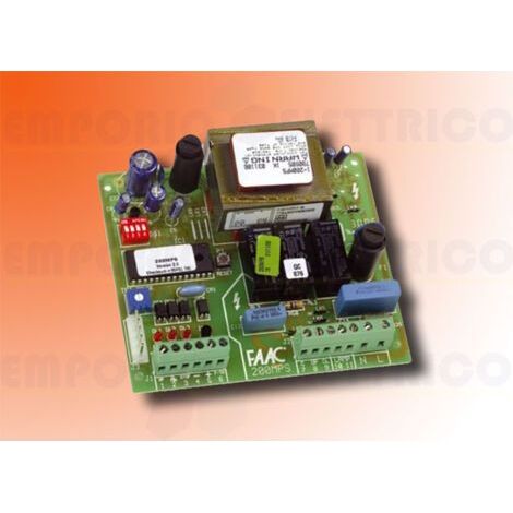 Scheda Centrale Di Comando Elettronica Serrande Serranda 230v FAAC 200MPS 790905