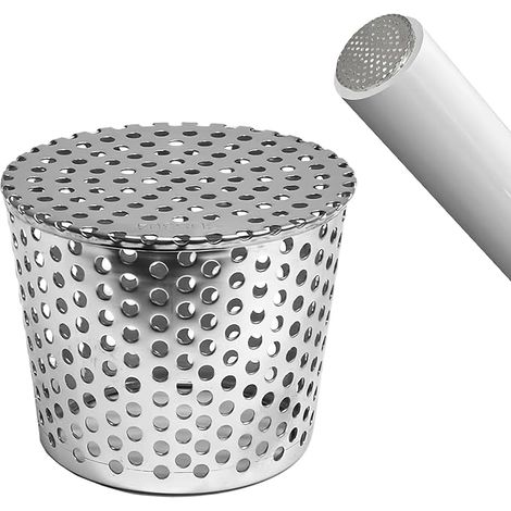 304 Stainless Steel Gutter Protectors, Gutter Protection Mesh 5 mm, Gutter Filter for Pipes Suitable for Gardens, Yards, Garages (1/5)