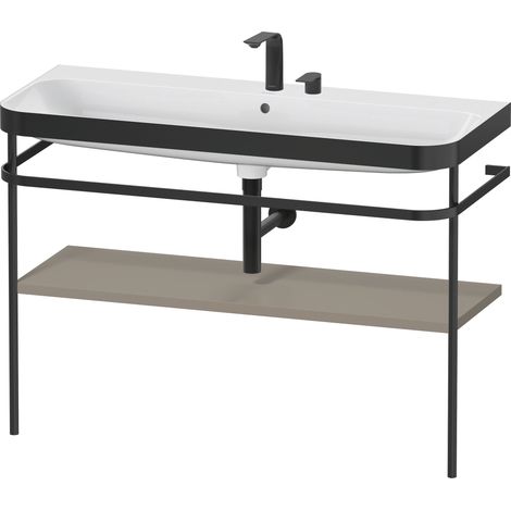 Duravit Happy D.2 Plus c-bonded Set mit Metallkonsole,