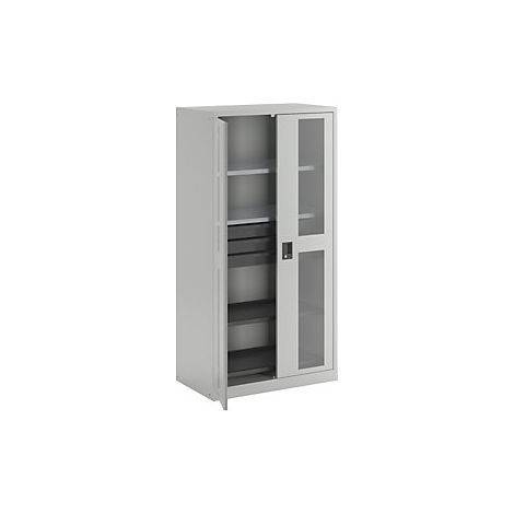 Armario con ventanilla  H x A x P 1950 x 1000 x 580 mm  con 2