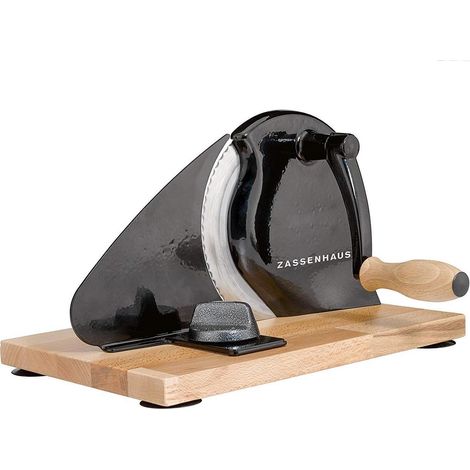 Zassenhaus Brotschneidemaschine manuell, schwarz