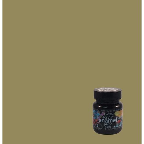 Polyvine - Acrylic Enamel Paint - 50ml - Metallic (Bright) Gold
