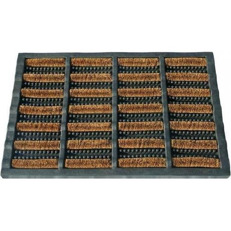 Tapis Picots en coco - - 40x60 cm - Résistant - Usage extérieur - Nettoyage facile (1/5)