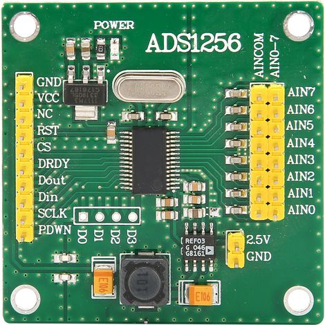 Module de conversion analogique-numérique carte d'acquisition de signal ADC 24 bits 8 canaux ADS1256