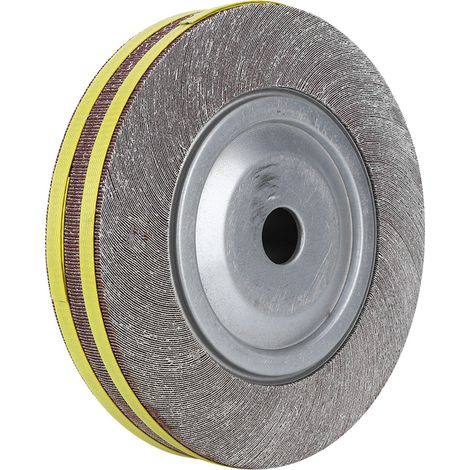 Meule de polissage pour tubes en acier inoxydable, disques de polissage à mille hélices, grain 80 (1/5)