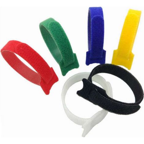 Fascette con velcro 12x135 colori assortiti