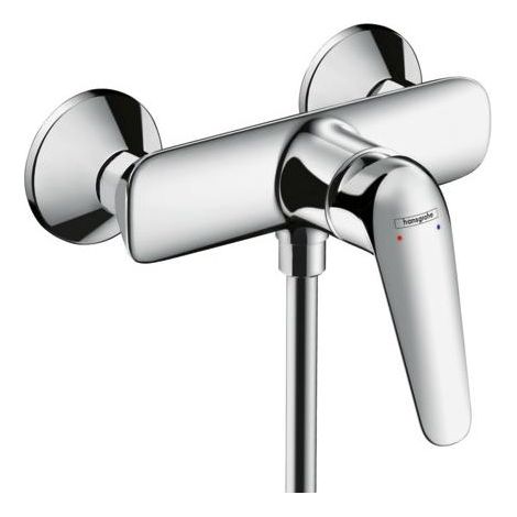 Hansgrohe Novus Einhebel Brausenmischer Dusche Duscharmatur Aufputz chrom, 71060000 (1/5)