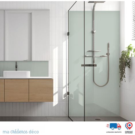 Panneau de douche : Vert de gris - Alu composite - 90 - 245 (1/3)