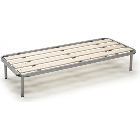 Talamo Italia - Rete letto singolo Alsa, Rete ortopedica a doghe piallate, 100% Made in Italy, Cm 80x190h 31 (1/3)