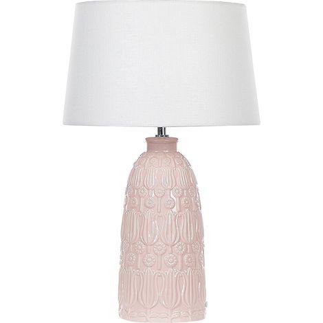 Table Lamp ZARIMA Ceramic Pink
