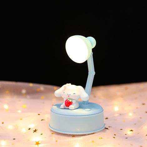 1 pièce nouveau mignon mini grande oreille chien petite lampe de table créatif étudiant dortoir veilleuse facile à transporter