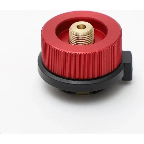 Adaptateur de valve pour bonbonne de gaz plate, convertisseur de gaz, adaptateur de remplissage pour cartouche de gaz de camping, accessoires pour réchaud de camping, réchauds de cuisine portables (1/5)