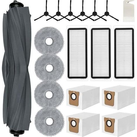 Zubehörset für den L20 Ultra Saugroboter, Ersatzteile, Hauptseitenbürste, HEPA-Filter, Staubfilter (1/4)